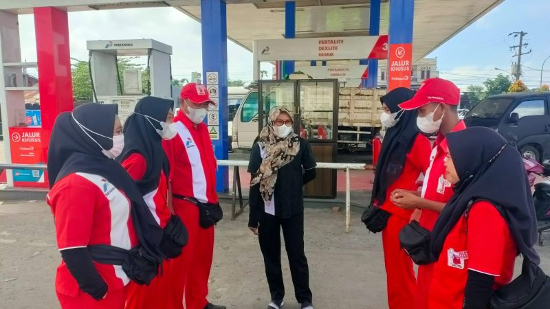 Brieping Sip Siang dilakukan Oleh SPBU 74–921-07 Desa Panciro