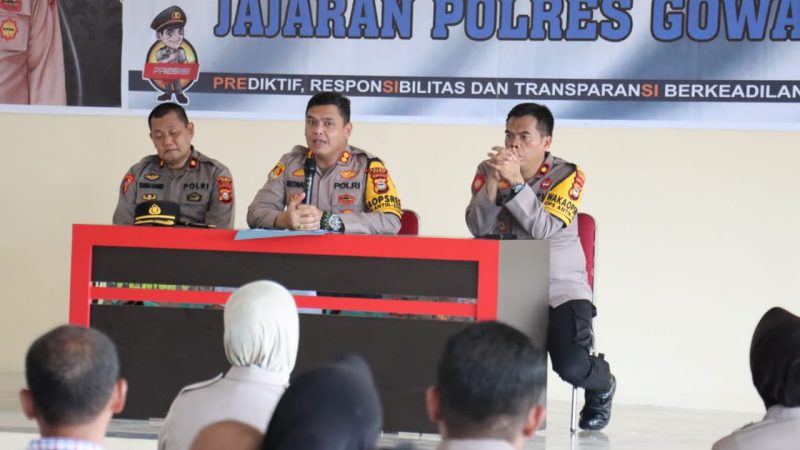 Kumpul Penghuni Asrama Rusun Polres, Ini Pesan Kapolres Gowa