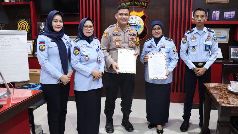 Kapolres Gowa Terima Kunjungan Kalapas Perempuan Kelas IIA Sungguminasa