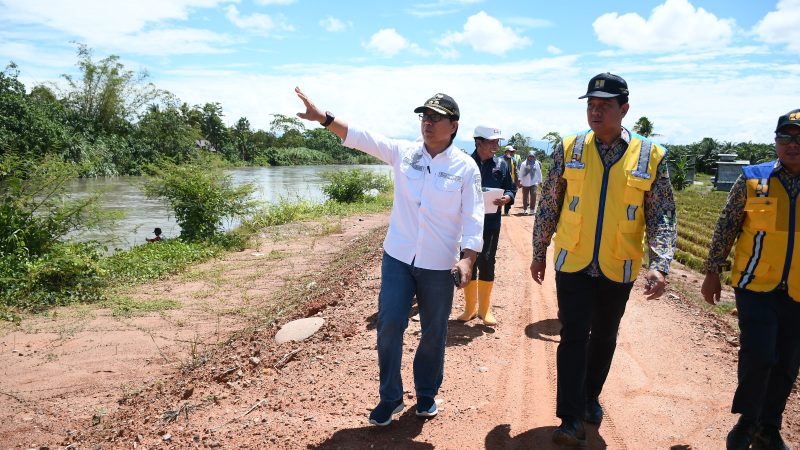 Suaib Mansyur Bersama Kepala BBWSPJ Tinjau Lokasi Luwu Utara