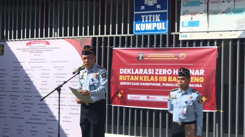 Rutan Bantaeng Garda Terdepan Menjadi Unit Pelaksana Teknis yang ZERO HALINAR