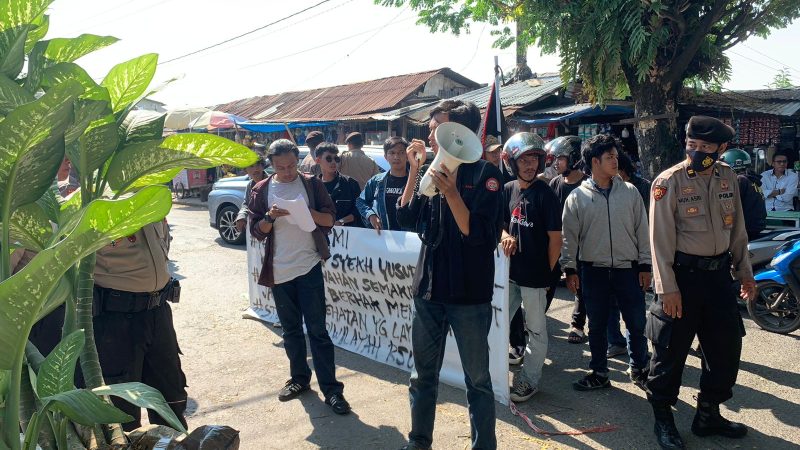 Terindikasi ‘Korupsi’ dan Malpraktek RSUD Syekh Yusuf Di Demo Sejumlah Mahasiswa