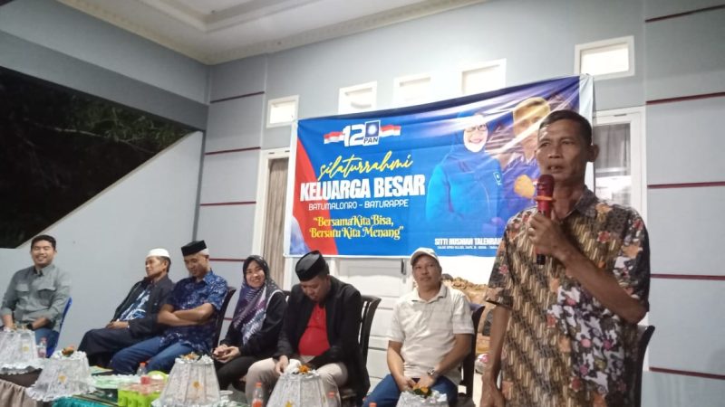 Ibu Husniah Talenrang Di Banjiri Pendukung” Toko Masyarakat Desa Baturappe Dan Batumalonro Jadi Panutan