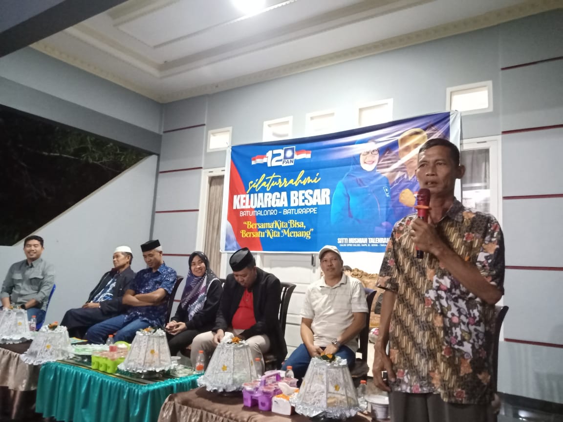 Ibu Husniah Talenrang Di Banjiri Pendukung” Toko Masyarakat Desa Baturappe Dan Batumalonro Jadi Panutan