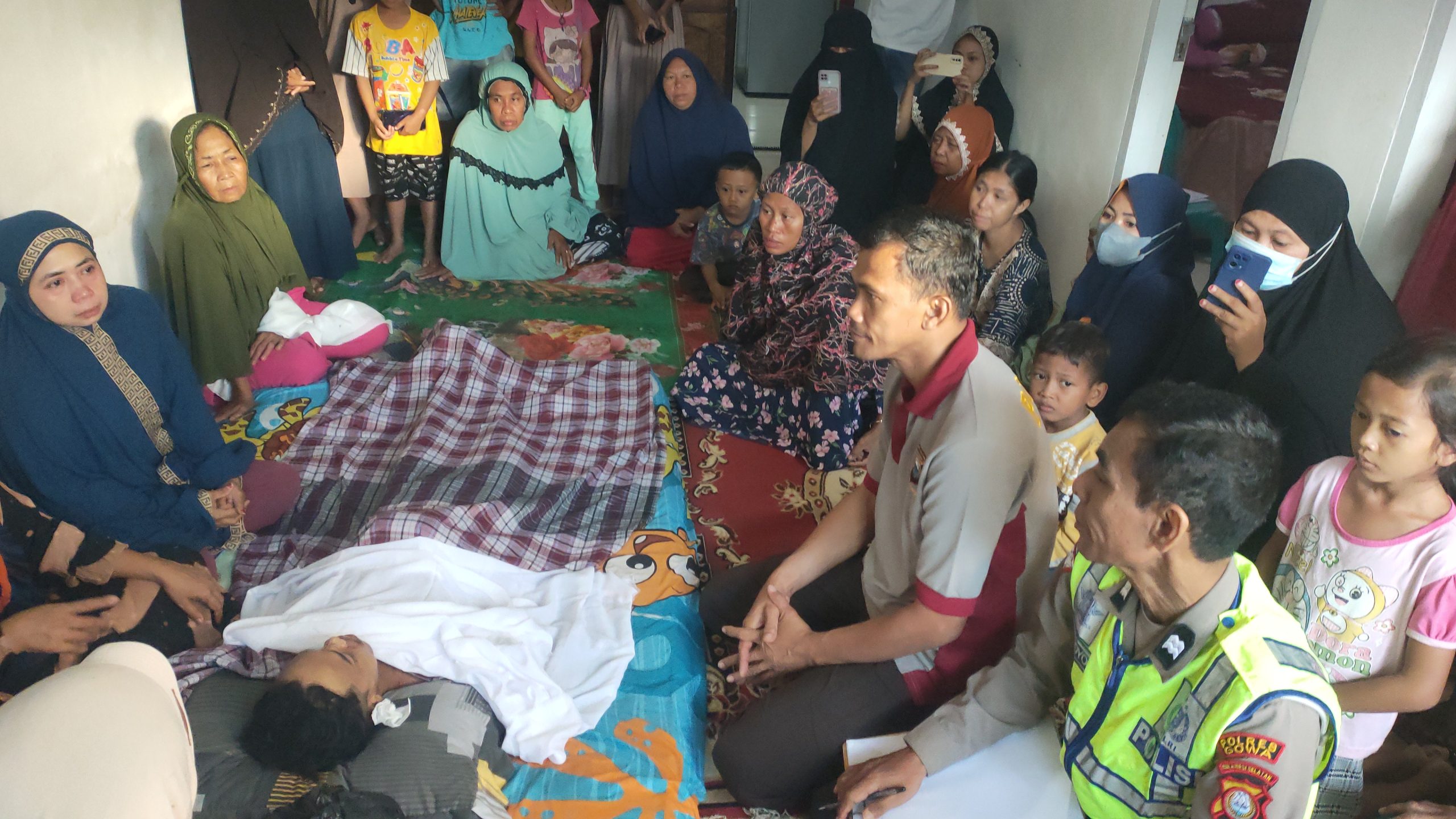 Kecalakaan Maut Meregang 2 Nyawa,Kanit Laka Lantas Polres Mendatangi Rumah Duka Korban Kecelakaan