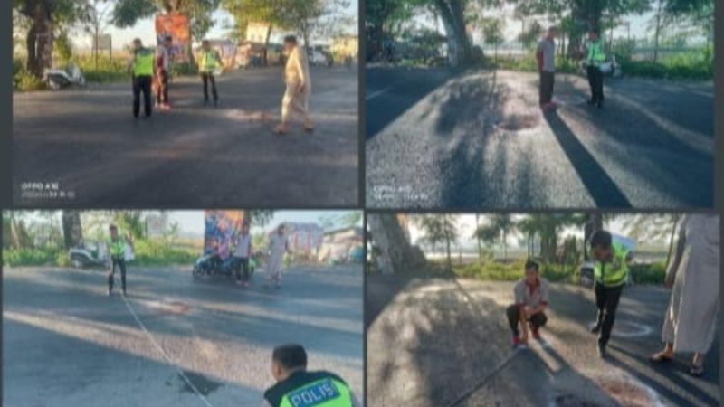 Jalan Provinsi Poros Panciro Memakan Korban Lagi, Kedua Korban Tewas Ditempat, Yamaha Mio M3 vs Honda Scoopy