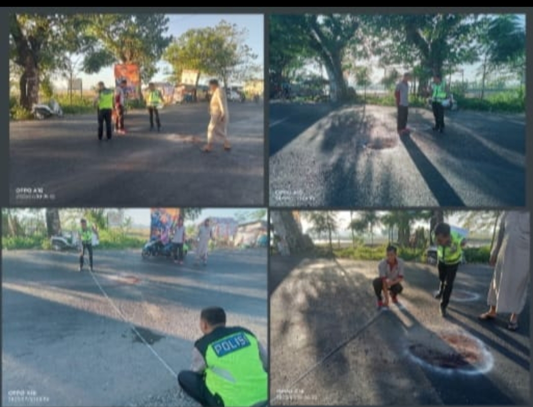 Jalan Provinsi Poros Panciro Memakan Korban Lagi, Kedua Korban Tewas Ditempat, Yamaha Mio M3 vs Honda Scoopy