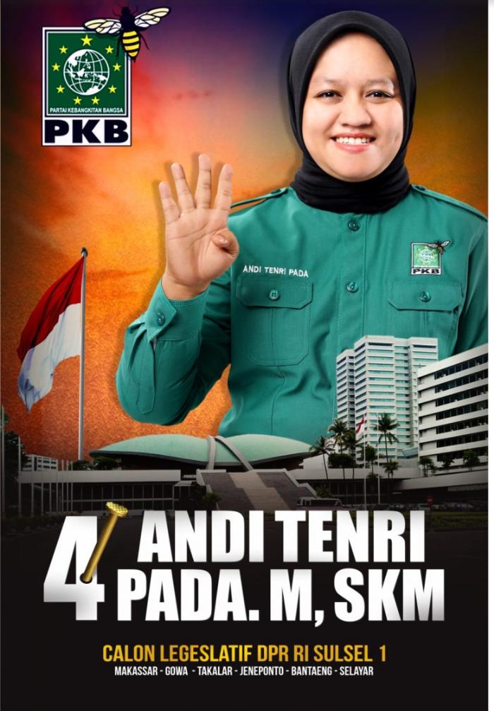 Intens Door To Door Sementara Waktu Sebar Baliho Di Dapilnya Jelang HUT RI Ke-78,Andi Tenri Pada Bacaleg DPR-RI Sulsel Satu
