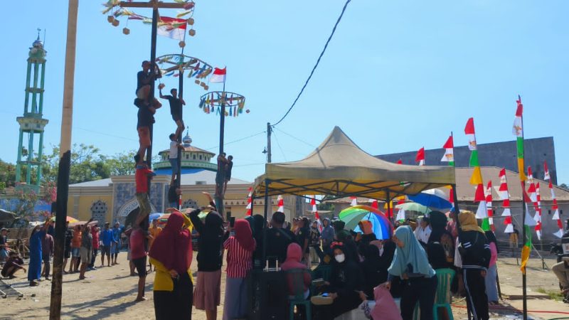 Heboh…!! HUT RI Ke 78 di Kecamatan Barombong,NRL Kosmetik Rayakan Kemerdekaan Nuansa Lokal