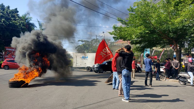 Aksi Organisasi Komite Pejuang Kerakyatan (KPK) Disperindag Kab Gowa, Terkait Izin Pabrik Semen yang Ada dibiring Kaloro Pallangga