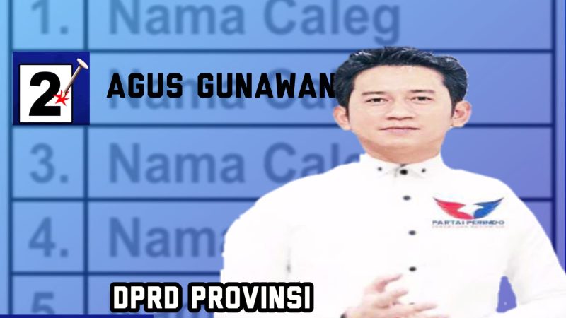 Agus Gunawan Caleg DPRD PROVINSI Bandung Barat Jabar III siap mengemban tugas sebagai wadah aspirasi masyarakat