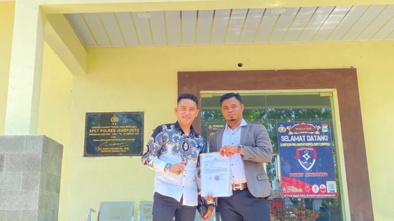 Buat Pemberitaan tanpa Konfirmasi, Armin Anwar dipolisikan Fitnah Kades di Jeneponto