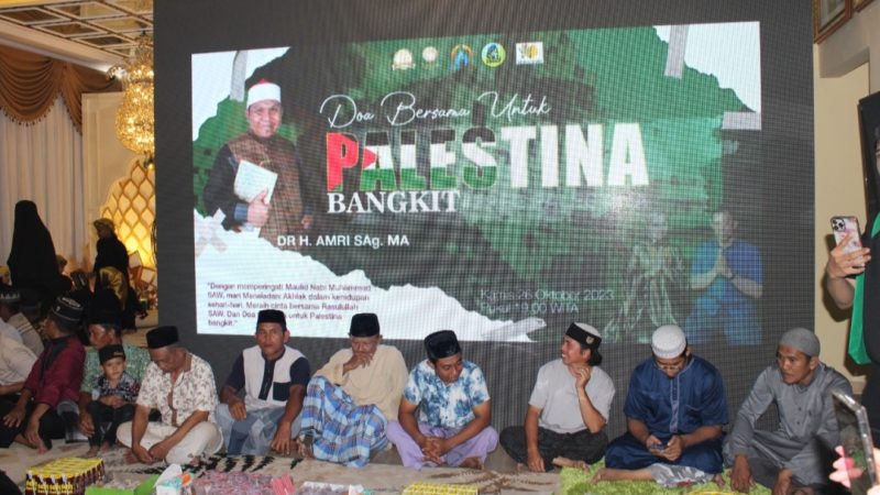 NRL Kosmetik Mengadakan Maulid dan Doa Bersama Untuk Palestina