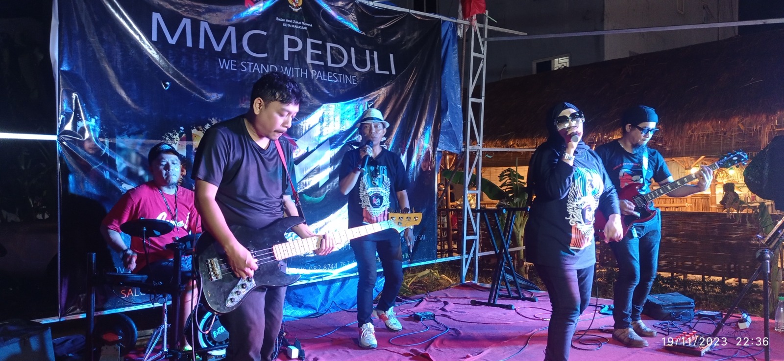 Giat Penggalangan Dana Untuk Palestina,Seni dan Sosial Makassar Musician Communiry90s (LMMC90s)