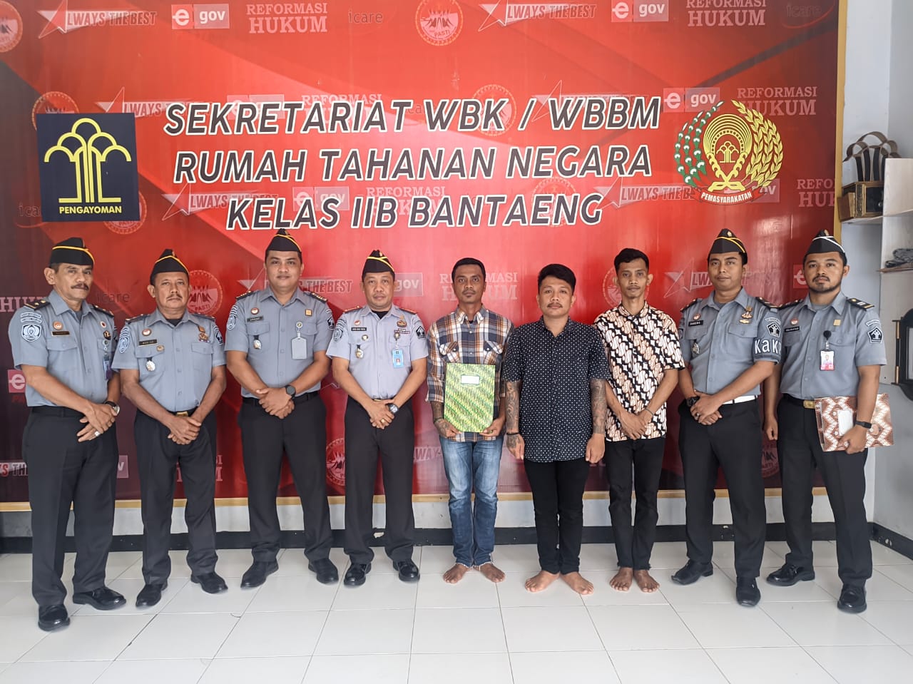 1 Orang WB Rutan Bantaeng Mendapat Remisi Natal