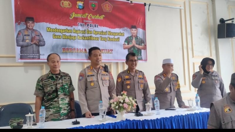 Polda Sulsel Gelar Jumat Curhat di Kedai Dewi Jl. KH.Agussalim — Sungguminasa