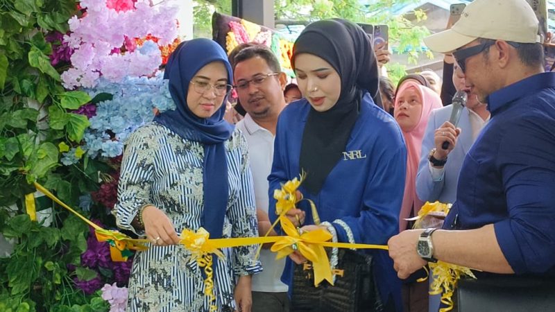 Hj. Sitti Husniah Talenrang SE,M.M,Hadiri Peresmian NRL GYM di Makassar