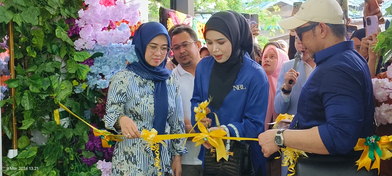 Hj. Sitti Husniah Talenrang SE,M.M,Hadiri Peresmian NRL GYM di Makassar