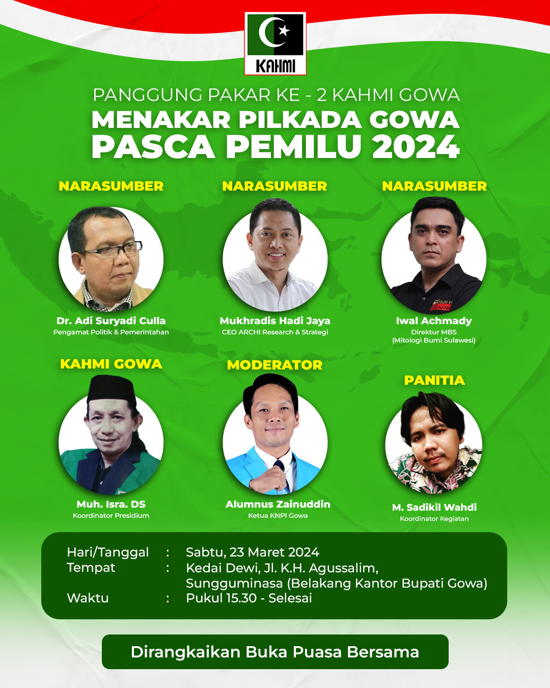 Simak“KAHMI Gowa“Menggelar Panggung Bertajuk Pilkada 2024