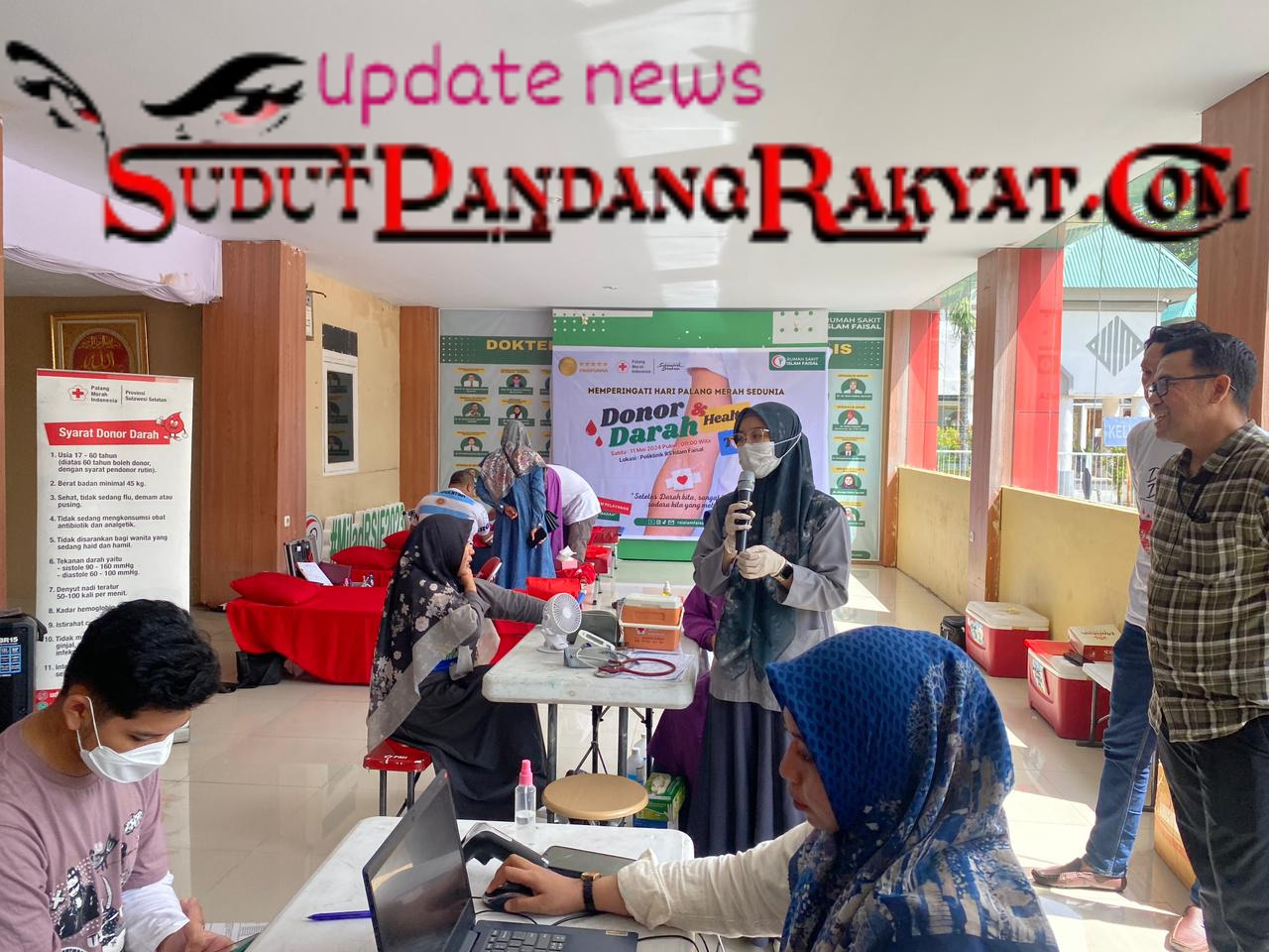 Kolaborasi Dengan UPTD PMI Sulsel RSIF Gelar Donor Darah Menyambut Hari Palang Merah Sedunia
