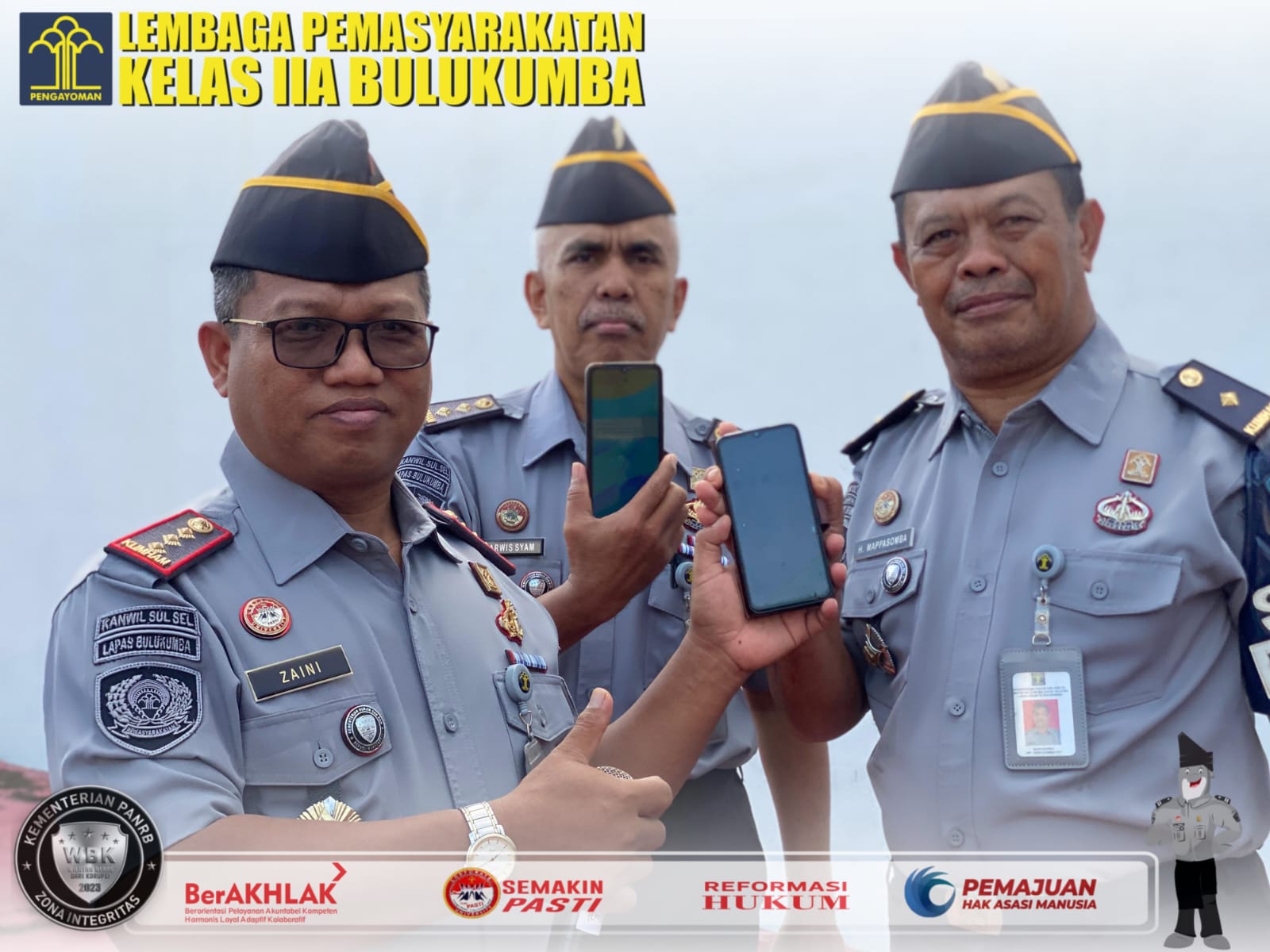 Menjaga kinerja dan integritas Pegawai, kalapas pastikan tidak ada aplikasi judi online pada HP