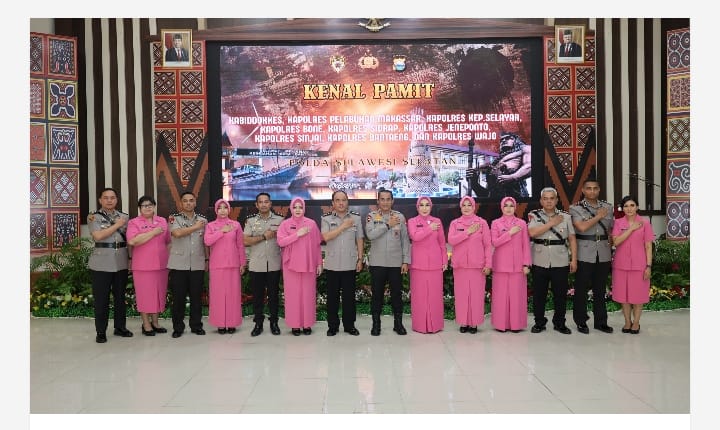 Kapolda Sulsel Pimpin Sertijab Sejumlah Kapolres 