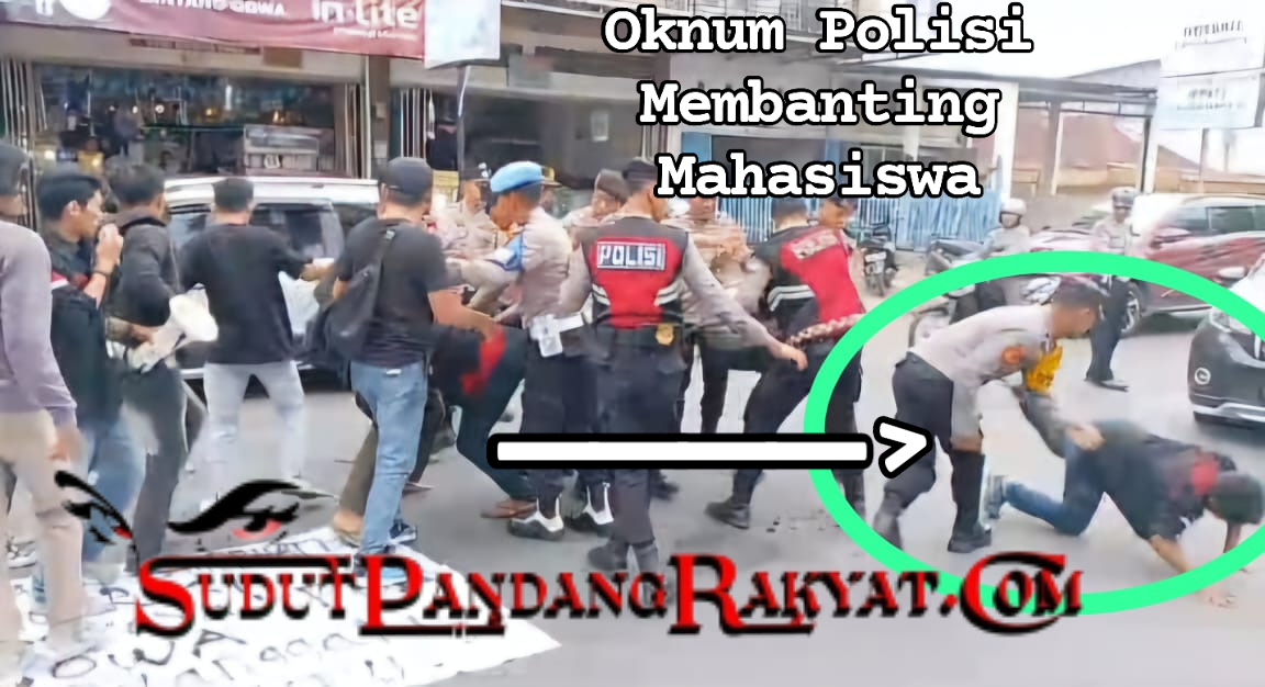 Tindakan Represif Oknum Polisi Dalam Aksi Demontrasi di Gowa ‚Menuai Kecaman Mahasiswa dan Publik