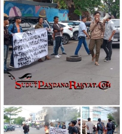 Kantor Kemenag Sulsel dan Kejari Makassar di Demo Jasperak