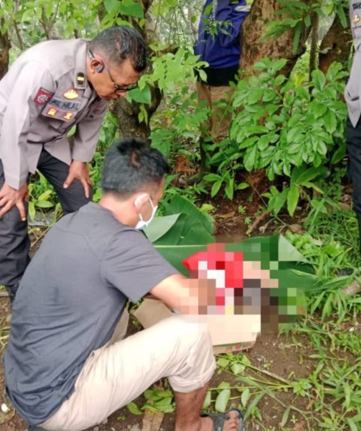 Warga Kampung Paukiri Desa Pa’Bentengan Geger Atas DiTemukan Seorang Bayi Laki-Laki Sudah Tak Bernyawa Terbaring dalam Kardus