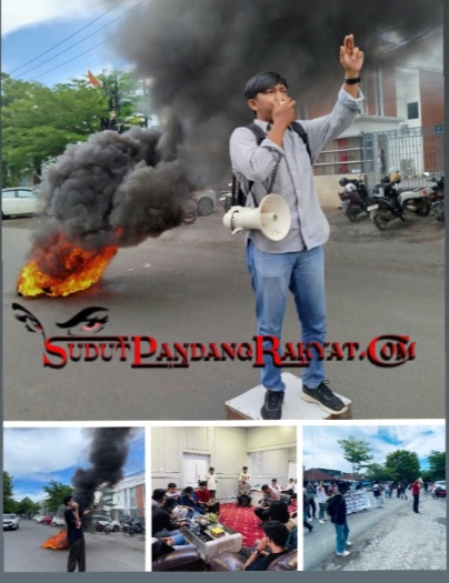 Kantor Kemenag Sulsel Digruduk Aliansi Mahasiswa dan Masyarakat Anti Korupsi (AWASKO)