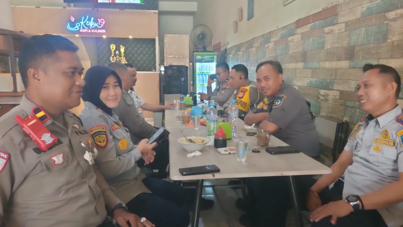 Kasat Lantas Gowa Besama Kepala Dinas Dishub Tentang Koordinasi Lintas Sektoral