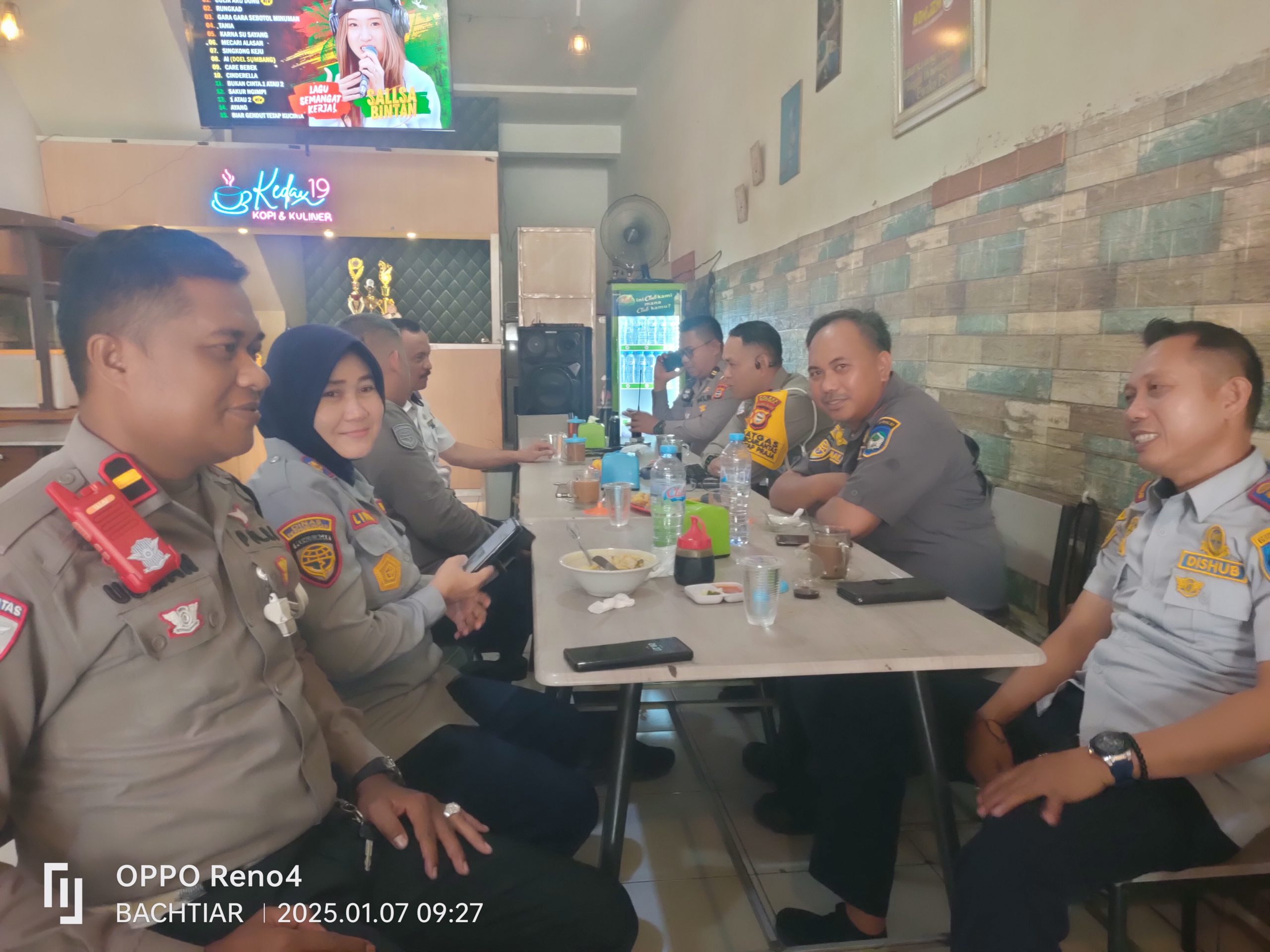 Kasat Lantas Gowa Besama Kepala Dinas Dishub Tentang Koordinasi Lintas Sektoral