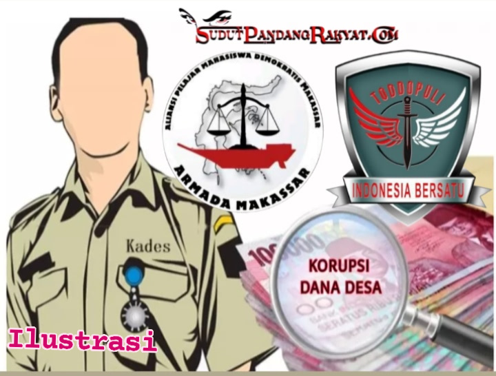 Laporan KPPMD Dugaan Korupsi Dana Desa Pallangga Di Kejari Gowa di Sinyalir Masuk Peti Es