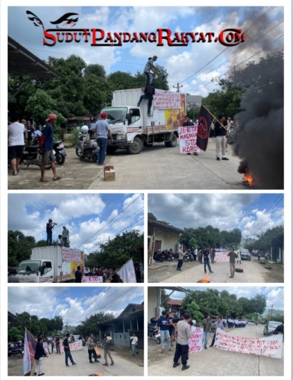 “GEMPUR” dan Masyarakat Gelar Aksi Demo di Depan Kantor Desa Bontoramba,PLT Diduga Korupsi