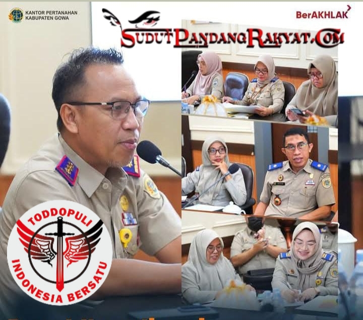 Sukses Dalam Redistribusi Tanah, Presiden TIB Beri Apresiasi Pada Kantor ATR/BPN Gowa