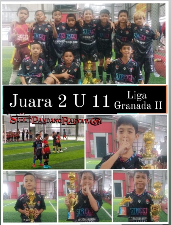 Turnamen Liga Granada II Ta-2025 Street Football School U11 Raih Juara 2
