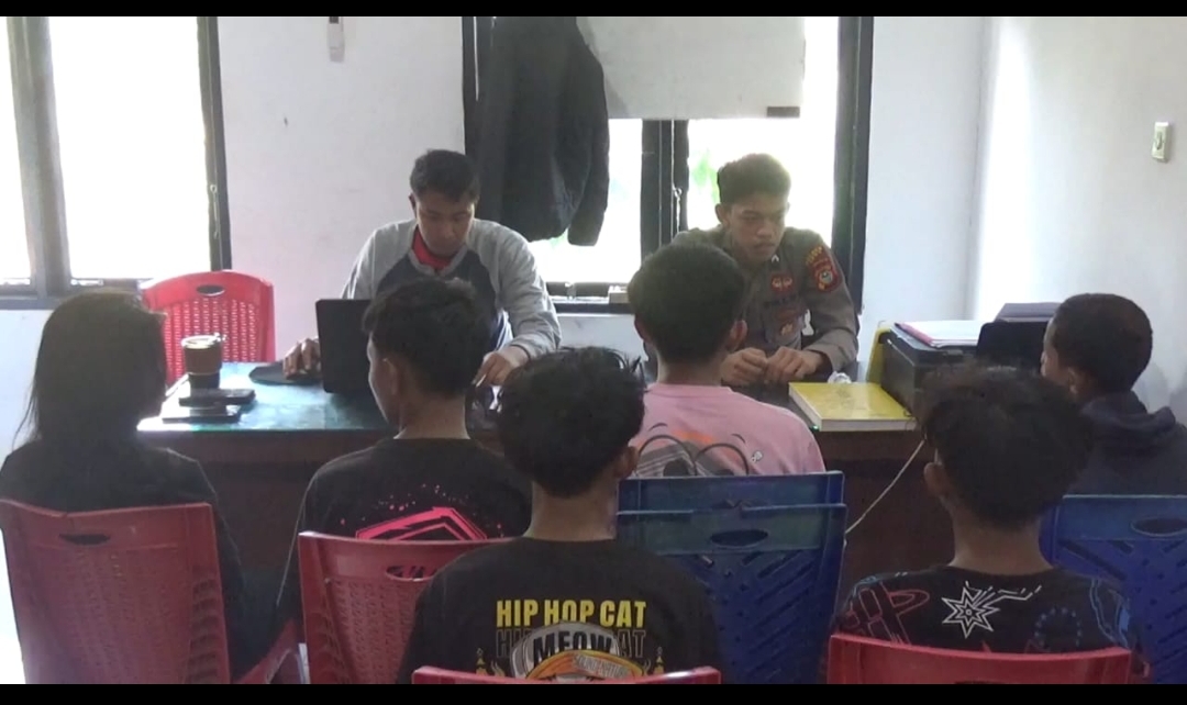 Enam Remaja Diciduk Polisi Saat Saat Pesta Lem, Wanita yang Kabur dari Rumah Dikembalikan Ke orang Tuanya