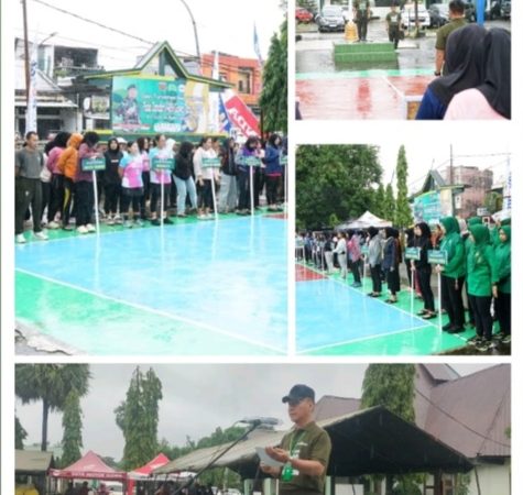Dandim 1409/Gowa Resmi Buka Piala  Open Turnamen Bola Voli Putri