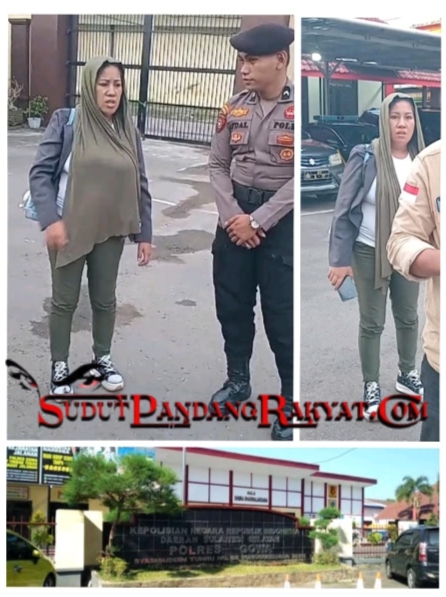 Geger! Aksi Emak-Emak di Polres Gowa Picu Tagar #BerfikirLaporPolisi, Ini Tanggapan Kasat Reskrim