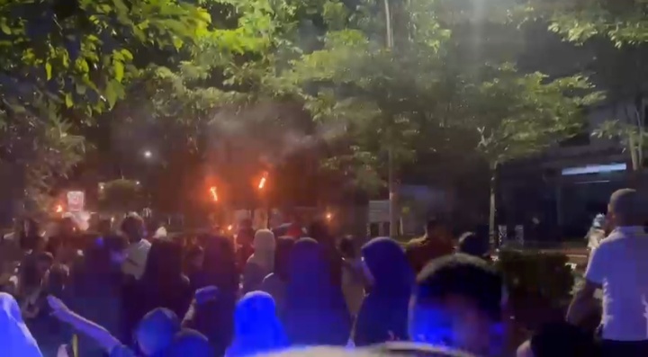 Personel Polres Gowa dan Kodim 1409 Gowa Gelar Patroli Terpadu Amankan Malam Takbiran