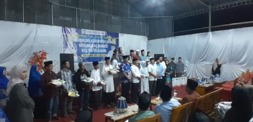 Pemerintah Kabupaten Gowa dan Kabag Ren Mewakili Polres Gowa Dalam Menghadiri Buka Puasa dan Tarawih Bersama