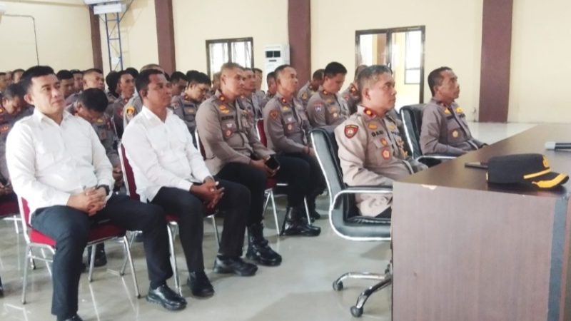 Personel Polres Gowa Ikuti Commander Wish Kapolda Sulsel Melalui Zoom Meeting