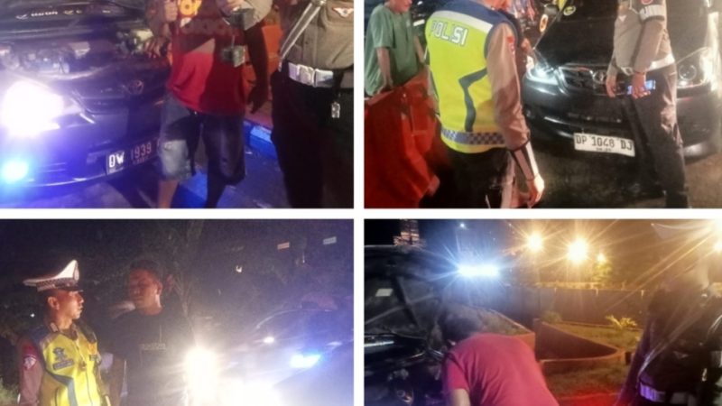 Satlantas Polres Gowa Gencar Melaksakan Edukasi Terhadap Pengendara Pengguna Lampu Sorot 