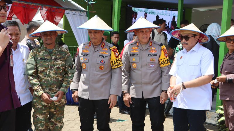 Kapolda Sulsel Hadiri Panen Raya Serentak di Kabupaten Bone, Wujud Dukungan terhadap Ketahanan Pangan Daerah