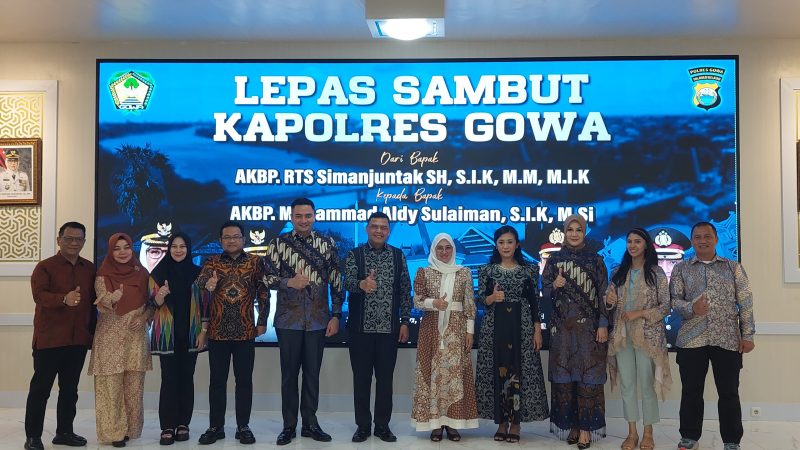 Ramah Tamah dan Pisah Sambut Kapolres Gowa Bersama Forkopimda di Rujab Bupati Gowa