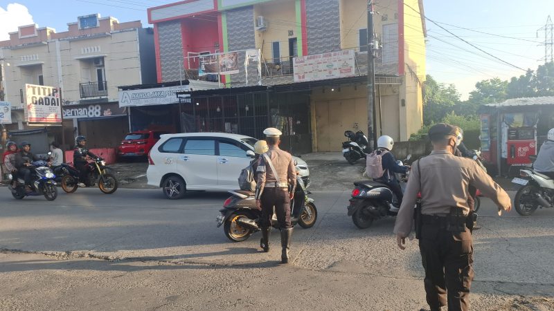 Program Commander Wish/Strong Point Terus Digencarkan oleh Polres Gowa di Titik Rawan Macet