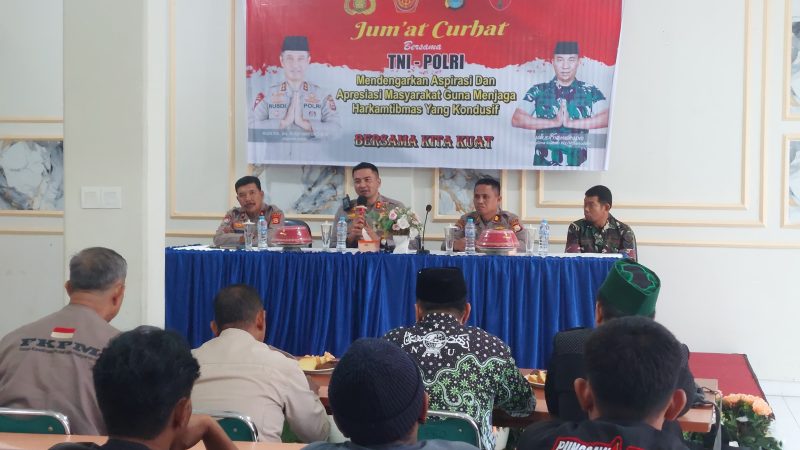 Dengar Aspirasi dan Apresiasi Masyarakat, Polres Gowa Gelar Jumat Curhat