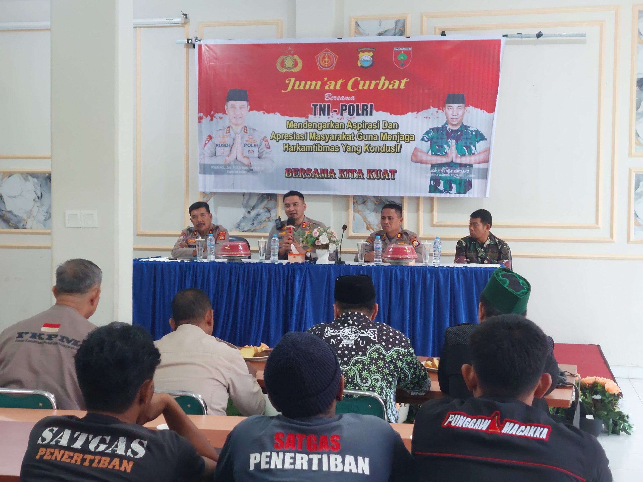 Dengar Aspirasi dan Apresiasi Masyarakat, Polres Gowa Gelar Jumat Curhat