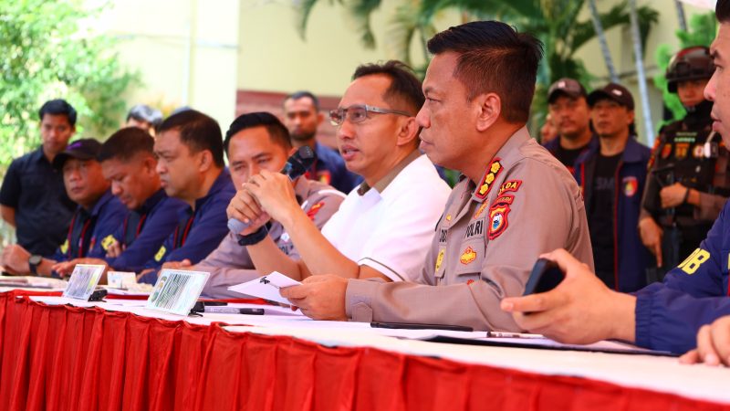 Gelar Press Release Kasus Pemalsuan Surat Kendaraan di Polda Sulsel