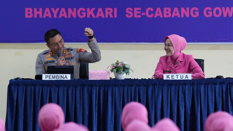 Polres Gowa Gelar Tatap Muka Pembina dan Ketua Bhayangkari Cabang Gowa Bersama Bhayangkari Se-Cabang Gowa